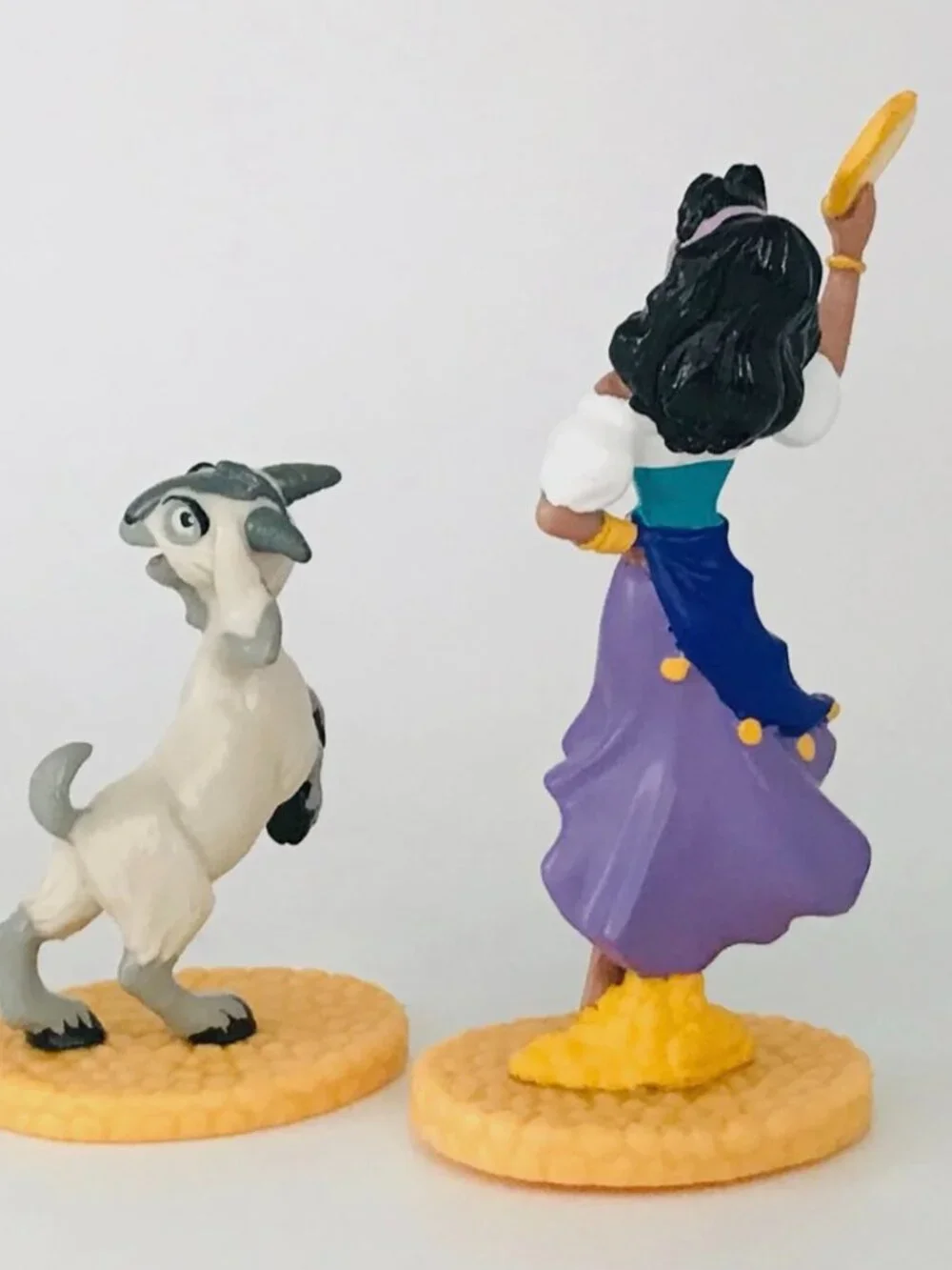 2 Decopac Esmeralda & Djali Cake Toppers Disney Characters Animation NOS